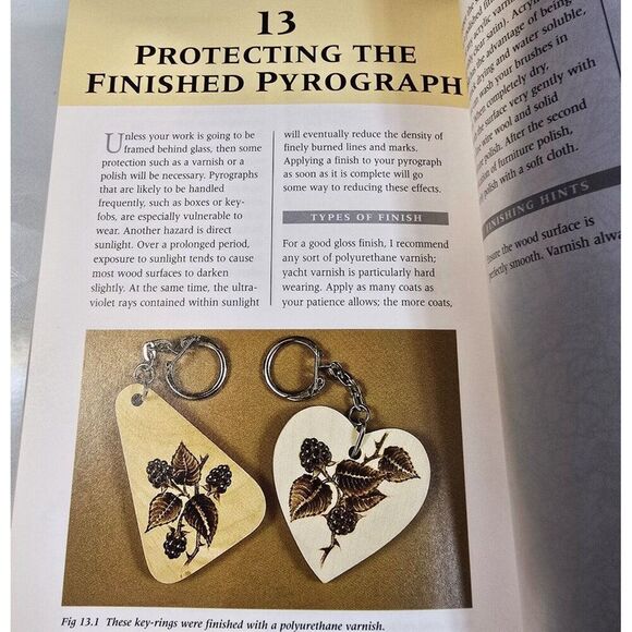 Pyrography Handbook by Stephen Poole 1997 Paperback Practical Crafts - Picture 9 of 13